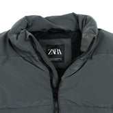 Z.A.R.A IMPORTED LUXURY HANDWOVEN GILLET RAW (GREY)